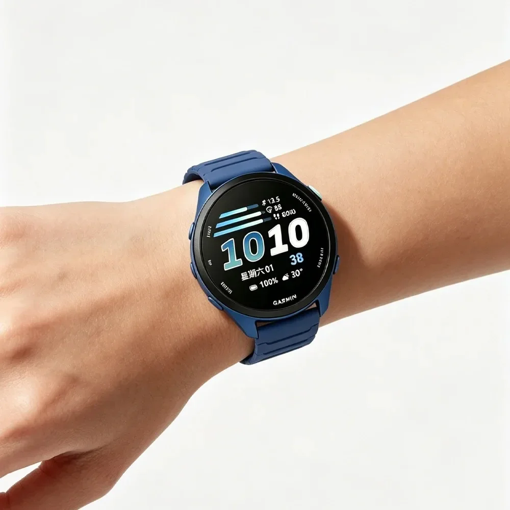 Magnetic Silicone Sports Wristband - 20/22mm Strap