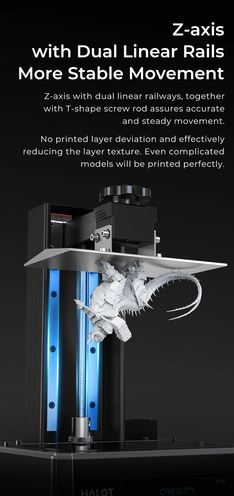 Creality HALOT-ONE PLUS 3D Resin Printer 7.9-inch 4K Mono LCD