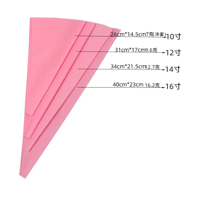 Reusable Silicone Pastry Bags for Cupcake Decorating and Baking