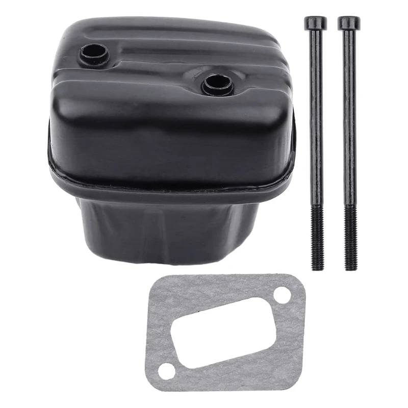 Y1UB Plastic + Metal Exhaust Muffler Chainsaw Muffler Assembly for Hus-qvarna 351 353 345 346XP 4