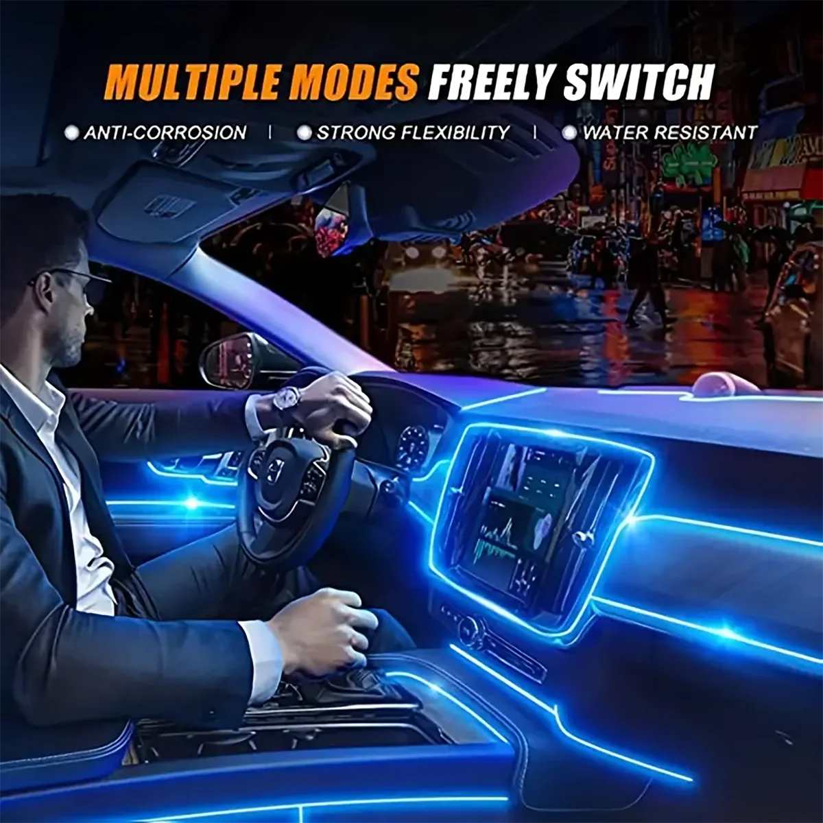 Car LED Ambient Lights Decorative Dashboard Auto Interior Lamp