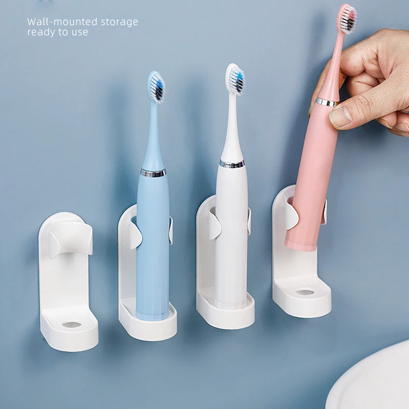 Electric Toothbrush Holder Traceless Wall-Mounted Bathroom Adapt 90% Holder
