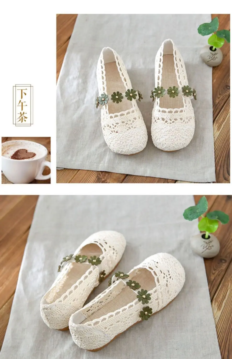 Elegante Frau Schuh Sommer Air Mesh Wohnungen frauen Atmungsaktive Mary Jane Schuhe Damen Knöchel Riemchen Ballett Schuhe Ausschnitt Spitze Loafer – Detail 19
