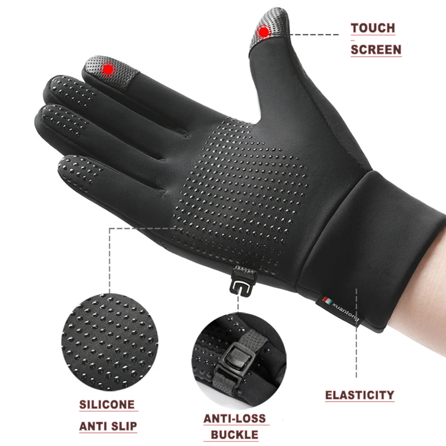 Winter Gloves Women Men Ski Thermal Warm Touch Screen,for Running,Cycling,Biking,Driving,Typing, Freezer Work,Sports,Shooting 6