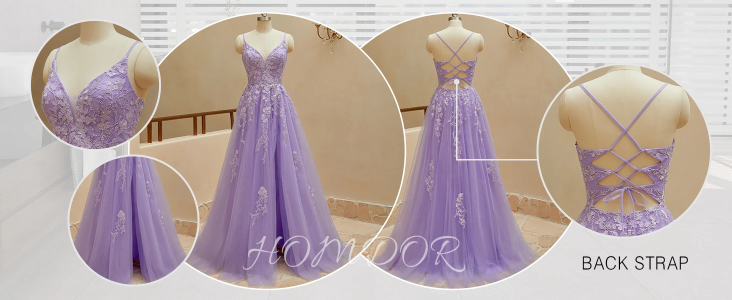 Tüll-Spitzen-Applikationen, Ballkleid, langes Ballkleid für Damen