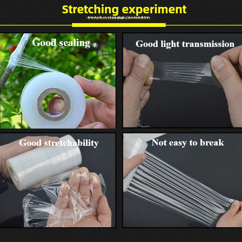 PE Flexible Grafting Tape for Garden Tree Plant Grafting