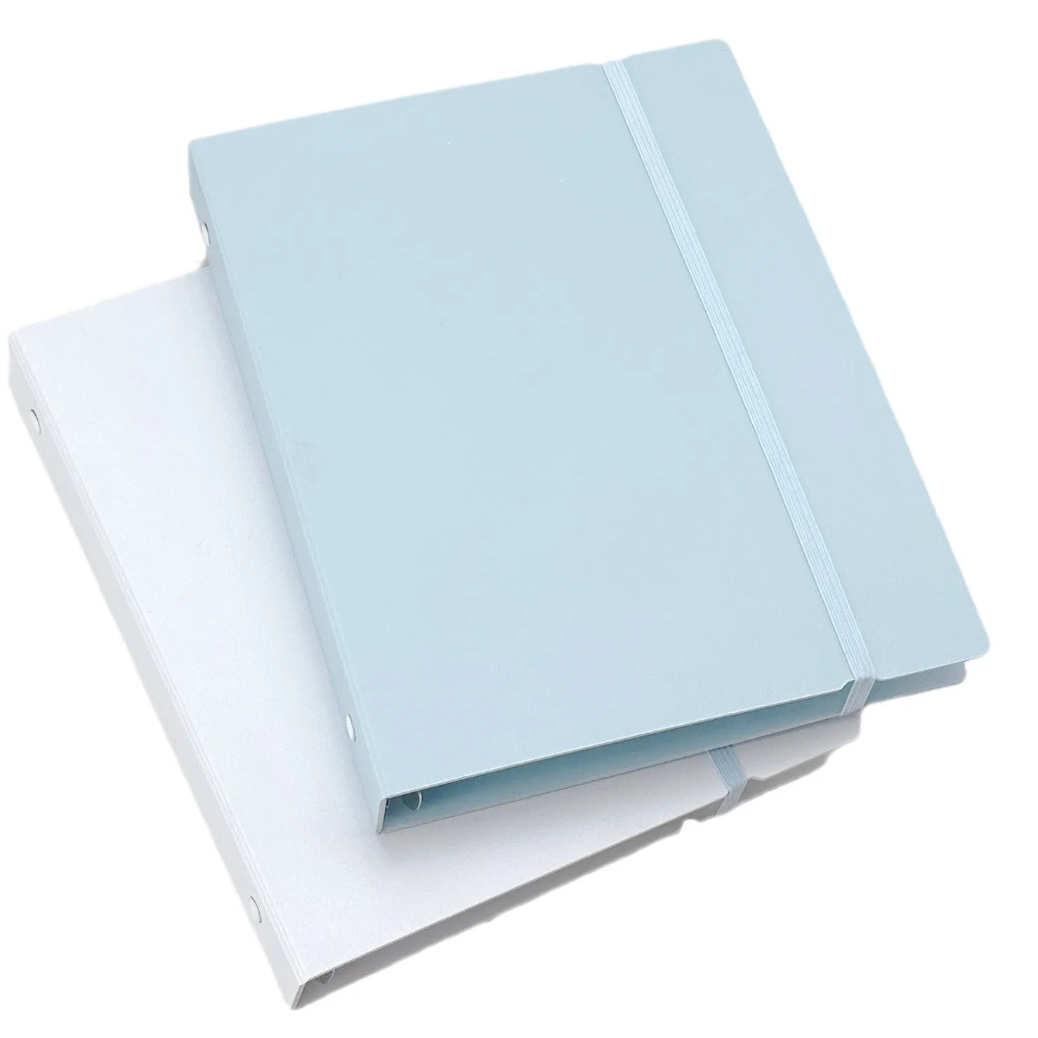 Ins Solid Color A5 Binder 4Grid Photocard Collect Book with Elastic Band 3inch Photo Album Idol Photos Holder Korean Girl Gift