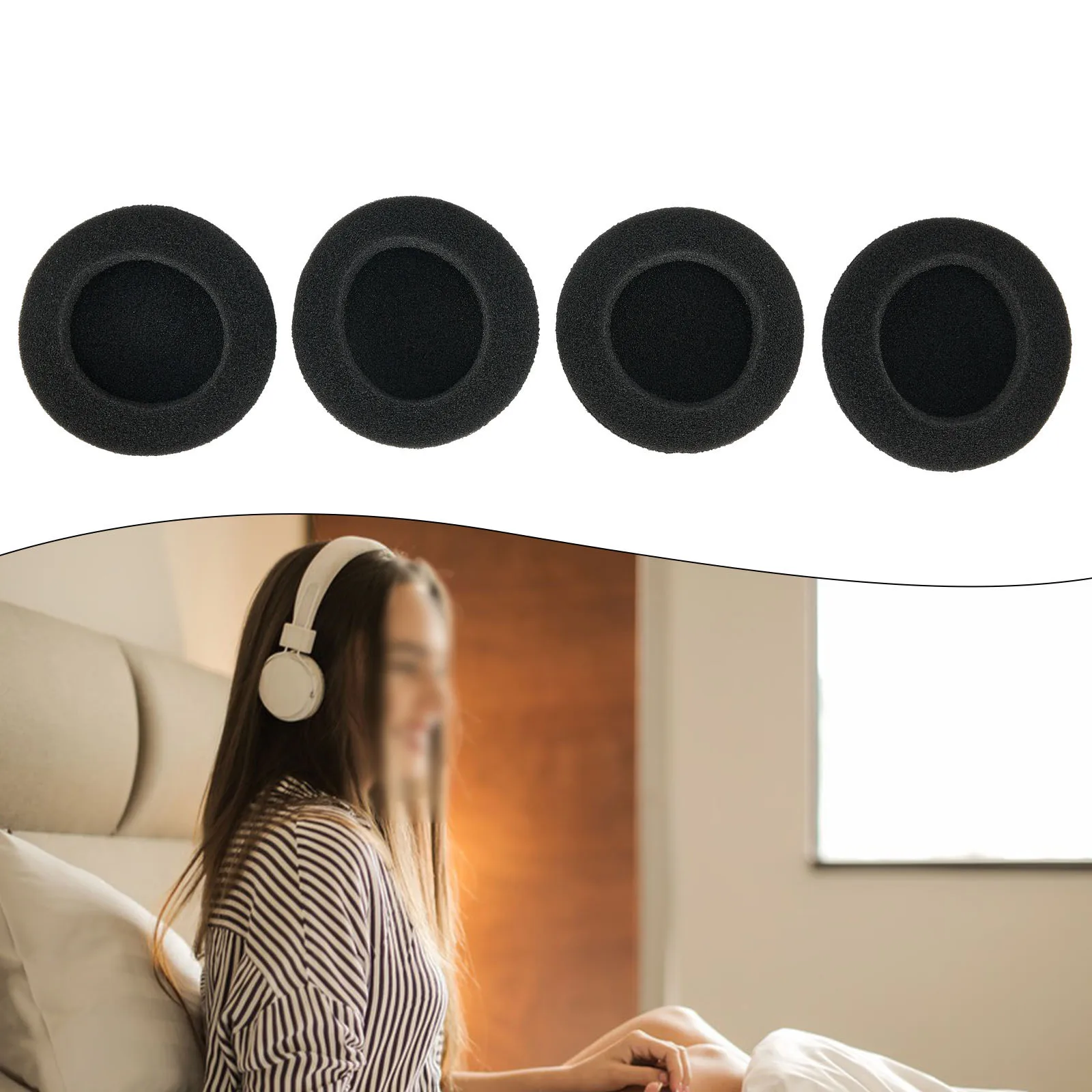 Almohadillas De Repuesto Para Auriculares - Paquete De 2, Grises | Leroy Merlin