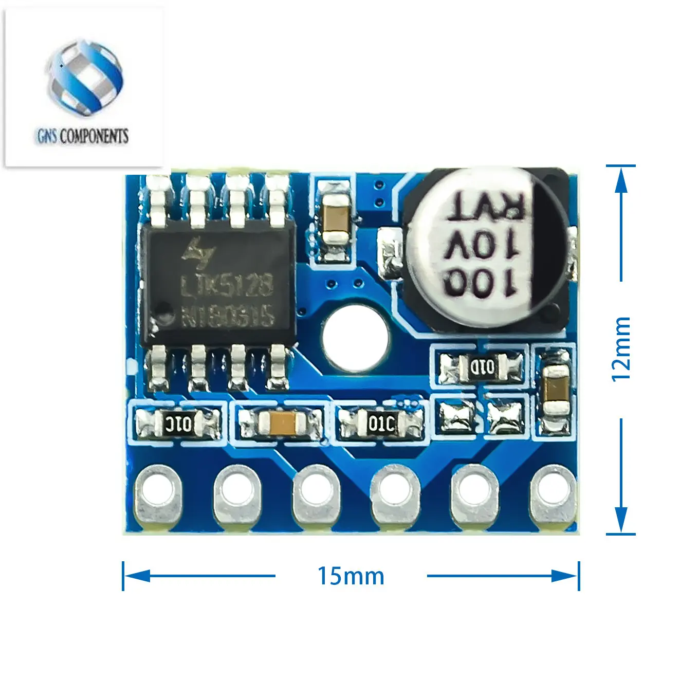 5128 Amplifier Board 5W Class D Digital Amplifier Board Mono Audio Module Low Distortion