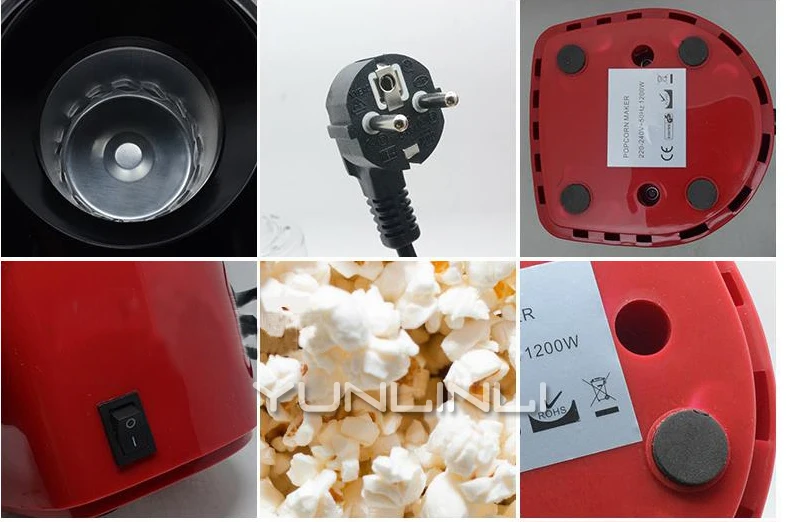 Household Popcorn Maker Mini Popcorn Machine 220V Electric Mini Corn Popper