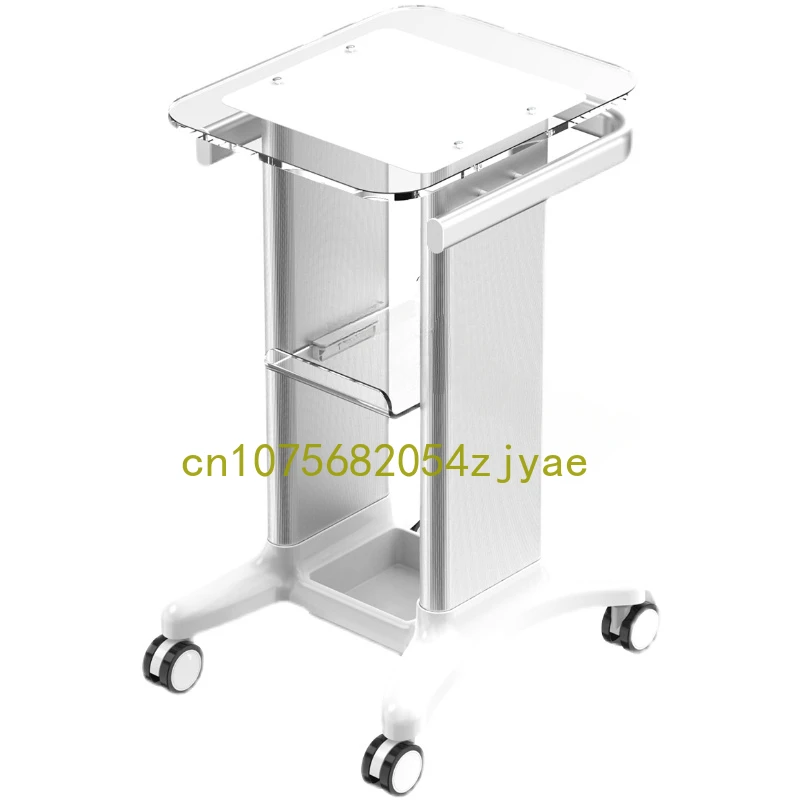 

Beauty Instrument Trolley Desktop Rolling Trolley Multifunctional Dental Cart Acrylic Small Bubble Medical Cart