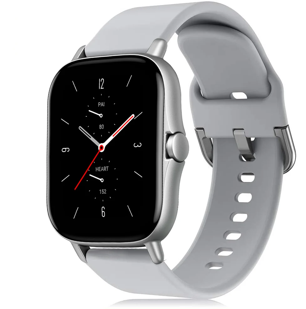 Versatile Silicone Smartwatch Band - 20mm/22mm
