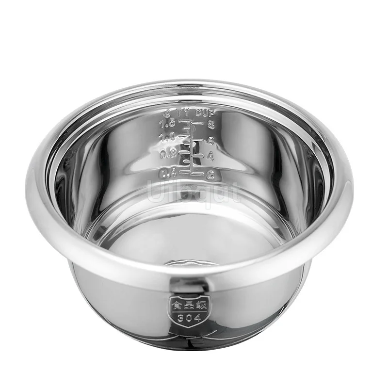 304 Stainless Steel Rice Cooker Inner Container Non stick Replacement Accessorie