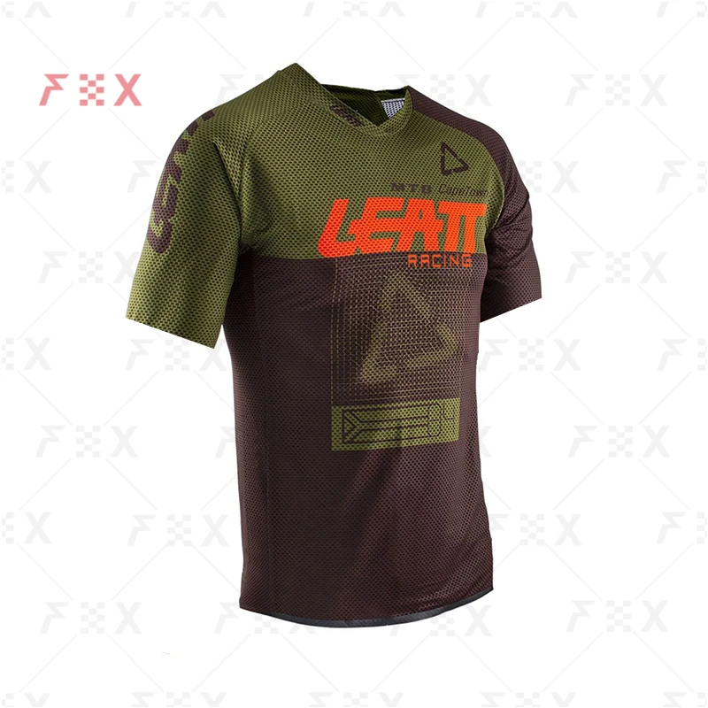 Men Downhill T-shirt Short Sleeve Mountain Bike Jersey
