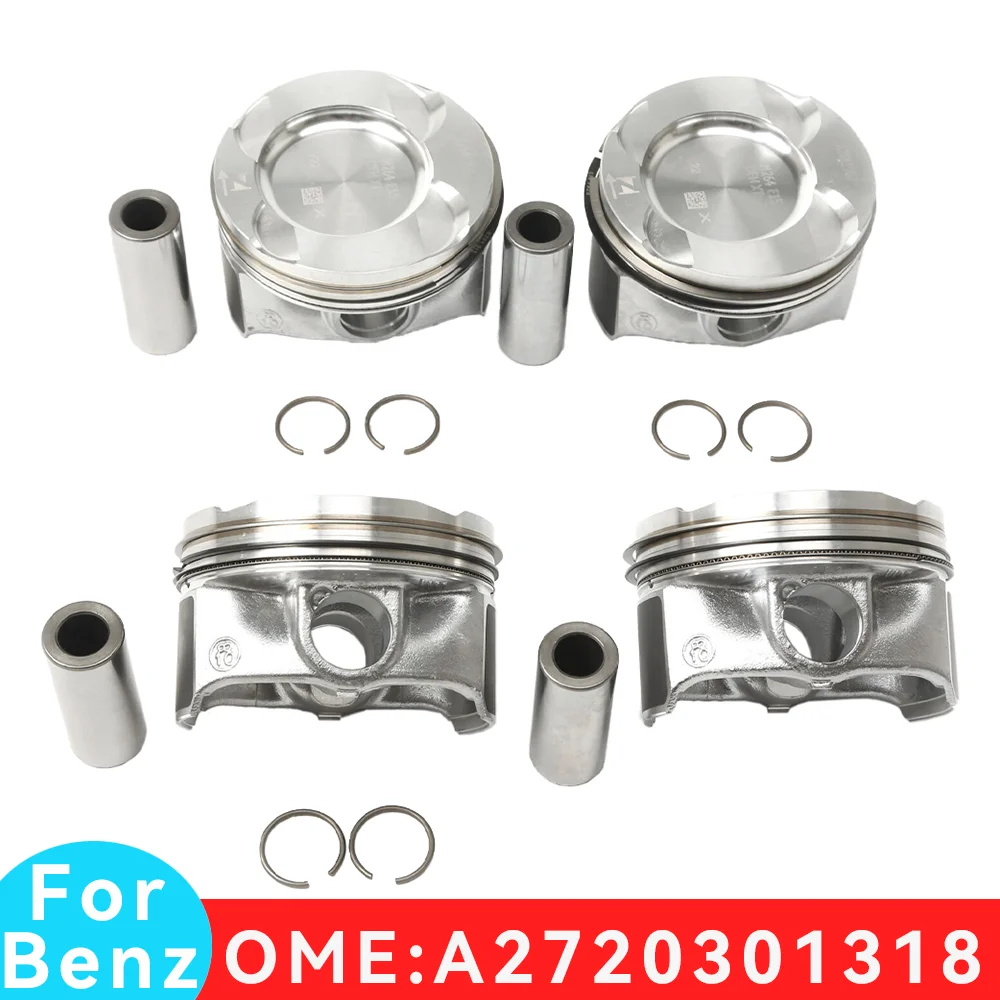

Suitable for Mercedes Benz A2720301318 A2720301018 M272 E250 E300 SL280 SL300 R280 R300 ML300 C230 C250 C280 engine piston rings