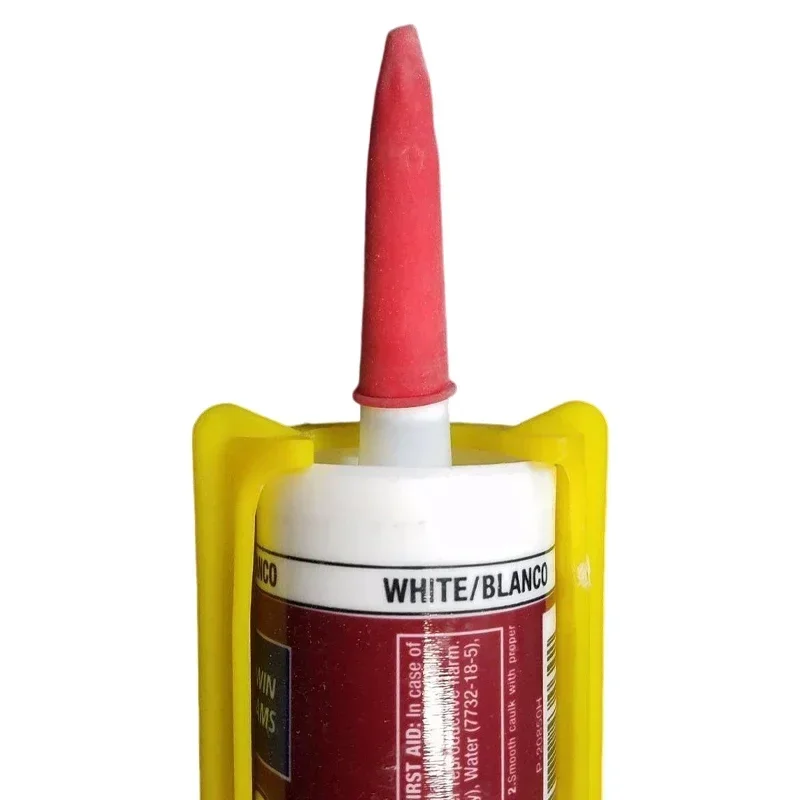 20Pcs/lot Red Caulking Gun Nozzles Cap Caulk Saving Cap Caulk Sealer Saver Open Caulking Tube Sealing And Preserving