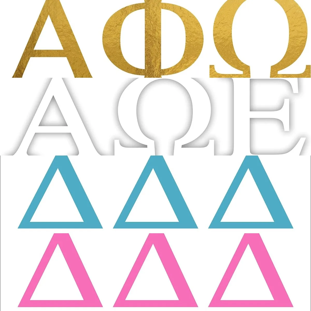 

Funny Car Stickers Delta Delta Delta Decals Greek Sorority Car Laptop Trolley Case Motorcycle Helmet Wall
