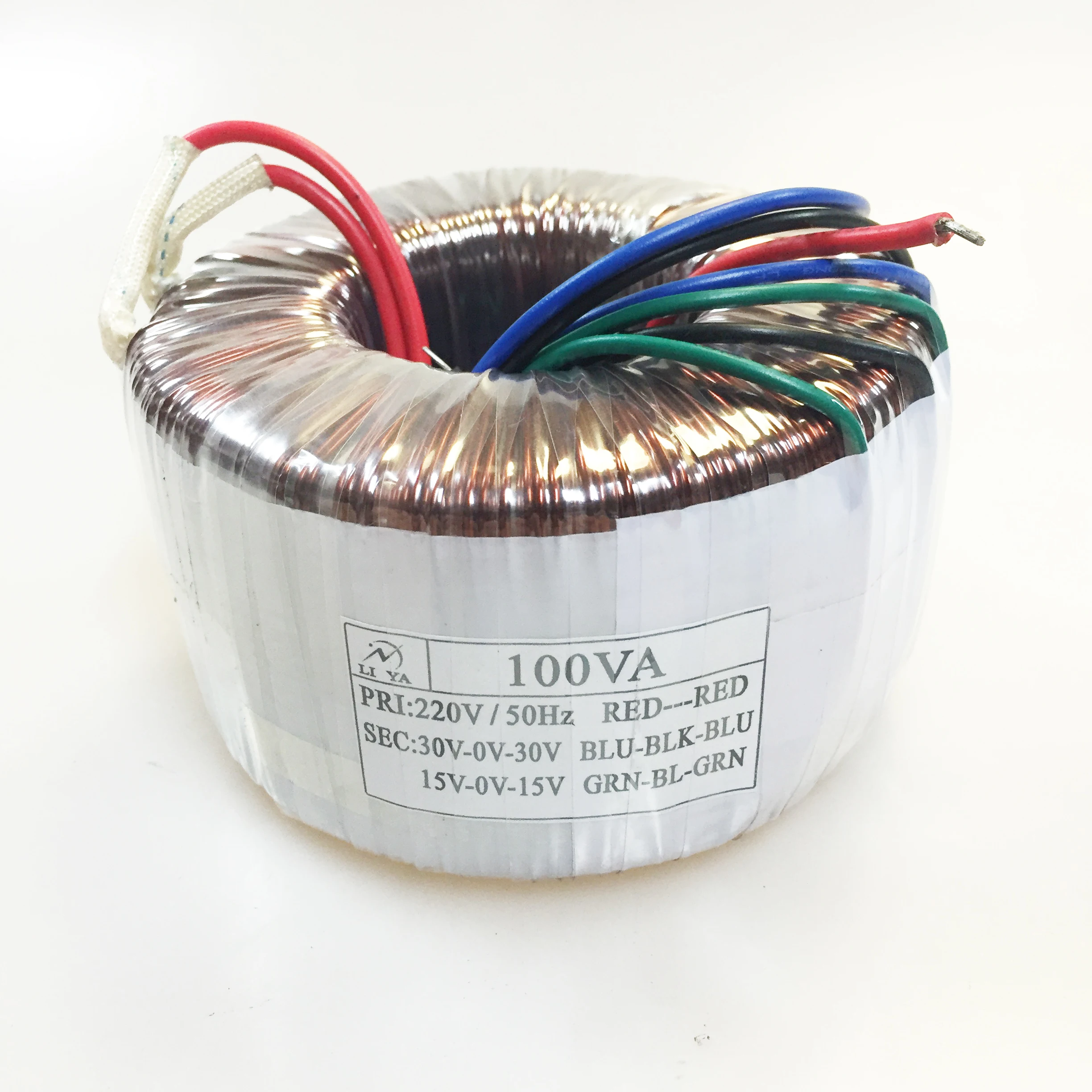 Trasformatore Toroidale Da 100W Da 220V A 30 V15V Alimentatore Audio Trasformatore Amplificatore Hifi Può Essere Personalizzato