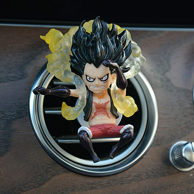 Anime One Piece Car Air Outlet Fragrance Decoration Nica Luffy Zoro Nami Action Figure Figurine Model Ornamen Car Aromatherapy 5