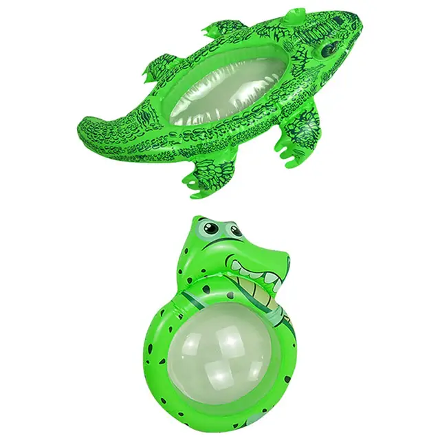 Inflatable Pool Float Summer Cute Portable Gift Easy to Use Pool Toys Water Inflatable Mat for Toddlers Kids Children Ponds Yard 3