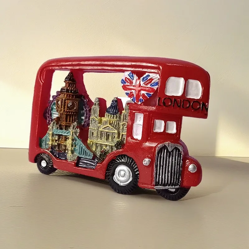 Europe UK London 3D refrigerator stickers fridge magnets tourist attractions refrigerator stickers souvenirs London handmade c magnetic fridge magnets magnetic sticker magnetic fridge stickers