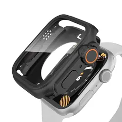 Durable Waterproof Full - Coverage Protective Watch Case for 41mm (Black)