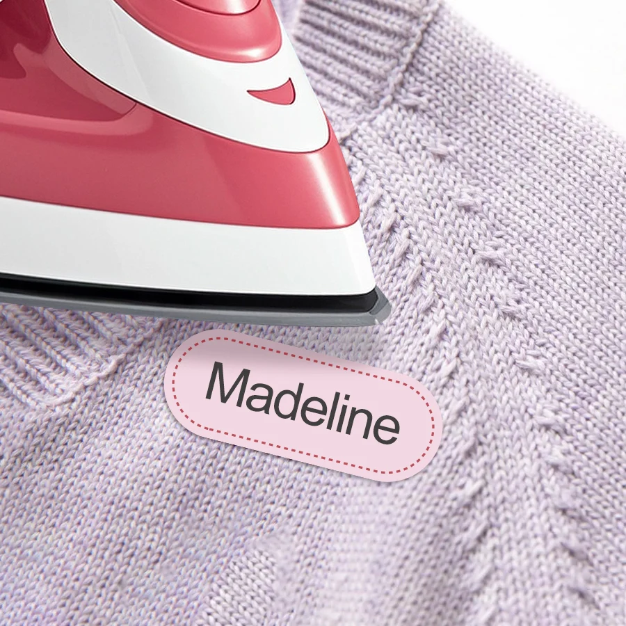 Personalización de etiquetas de nombres para niños para útiles escolares:  etiquetas impermeables para planchar y cosidas para uniformes, mochilas,  ropa, duraderas - AliExpress, image size:900x900