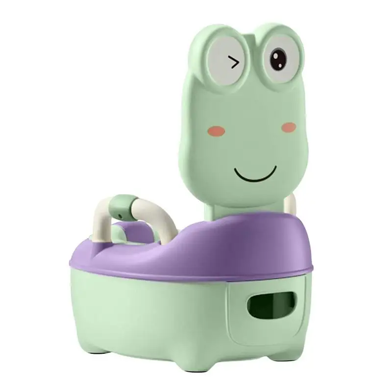 

Toddler Potty Training Cute Frog Potty Trainer With Soft Seat Removable Potty Pot Splash Guard For Toddlers Help Develop Good