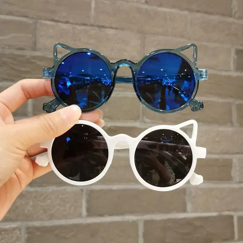 Children Sunglasses Girls Boys Cute Animal Cartoon Ears Sunglasses Outdoor Sun Protection Children Vintage Sunglasses Classic Kids Eyewear