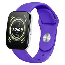 Silicone Sport Watch Band Bracelet - 20/22mm Adjustable Strap - 22mm watch band (Deep purple 11)