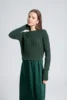 Sale AS 2024 winter design woman clothing Cable knitted Tops + Satin Dress ( Ship out in 1 day) 1