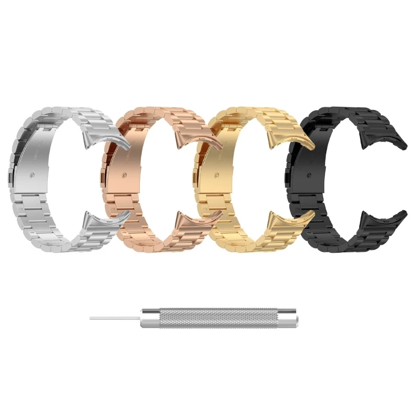 

Подходит для часов Pixel Watch 2, регулируемый ремешок из нержавеющей стали, браслет, износостойкая петля, Прямая доставка