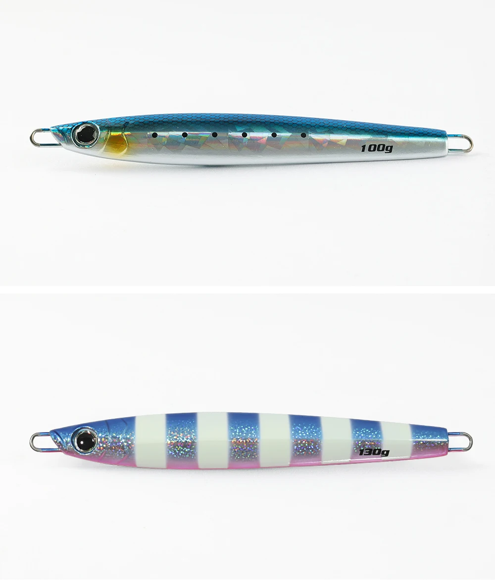 JIGGINGPRO Vertikale Jigging Metall Jigs 60g 80g 100g 130g 160g 200g Langsam Künstliche Angeln lockt Ozean Boot Angeln Bointo – Detail 5