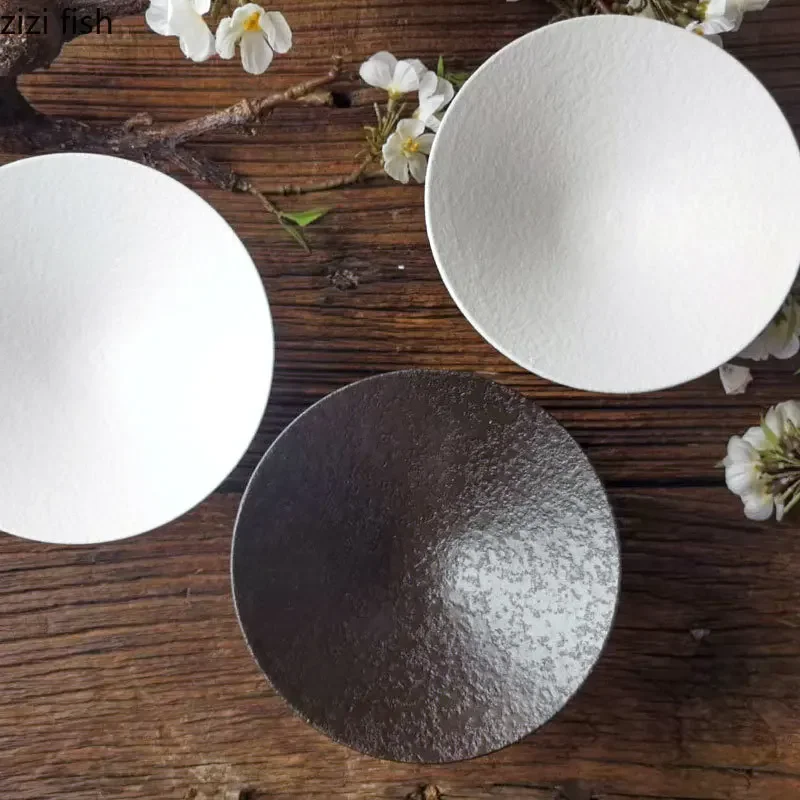Ceramics Dinner Plate Tall Pasta Plates Salad Bowls Soup Basins Creative Restaurant Home High Feet Tableware Snack Dessert Trays dining dish