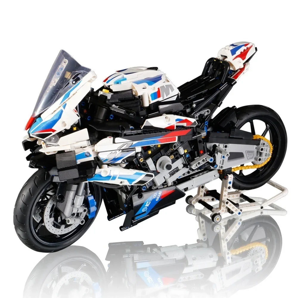 

M1000RR Technical Motorcycle Compatible 42130 Building Block Toys Adults Kids Motorbike Vehicle Bricks Gifts Boyfriend 1920PCS