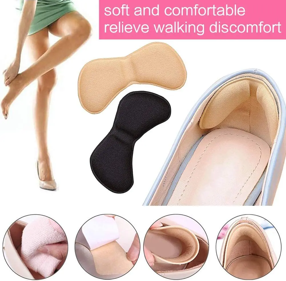Heel Insoles Patch Pain Relief Anti-wear Cushion Pads Feet Care Heel Protector Adhesive Back Sticker Shoes Insert