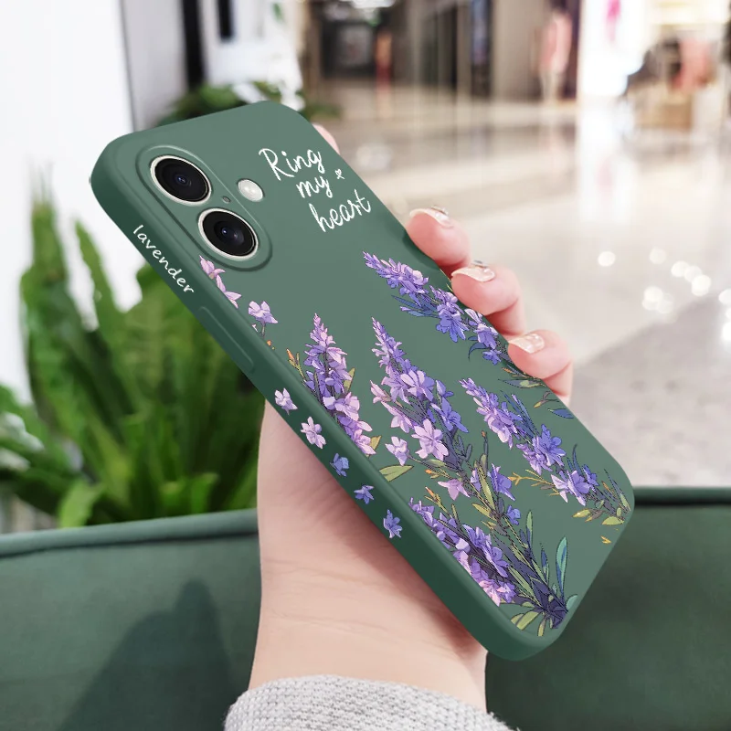 Lavender Bliss Silicone Phone Case