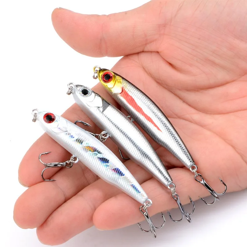 1 Stück 8,3 g/6,5 cm sinkender Pencil-Angelköder, Wobbler, Stickbait, künstlicher Hartköder für Meeres-Thunfisch-GT-Angeln, Angelzubehör