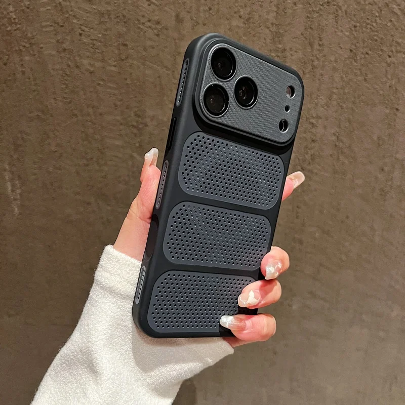 Summer Super Refreshing Soft Edge Phone Case with Fine Hole Lens Film and Heat Dissipation Feature