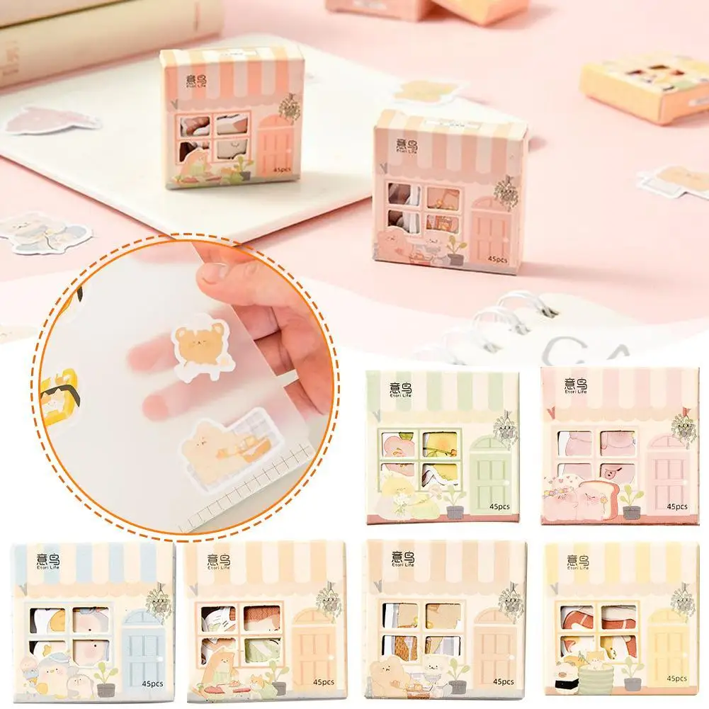 

45 шт., декоративные наклейки для ноутбука, телефона, ноутбука