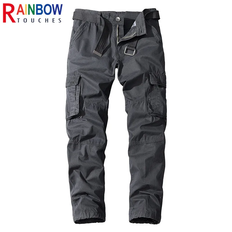 Cargo Pants Military Cargo Pants Men Casual Pants Rainbowtouches Cargo Pants Casual Fashion Sports Training Outdoor Trousers Mens Military Pocket Solid Straight