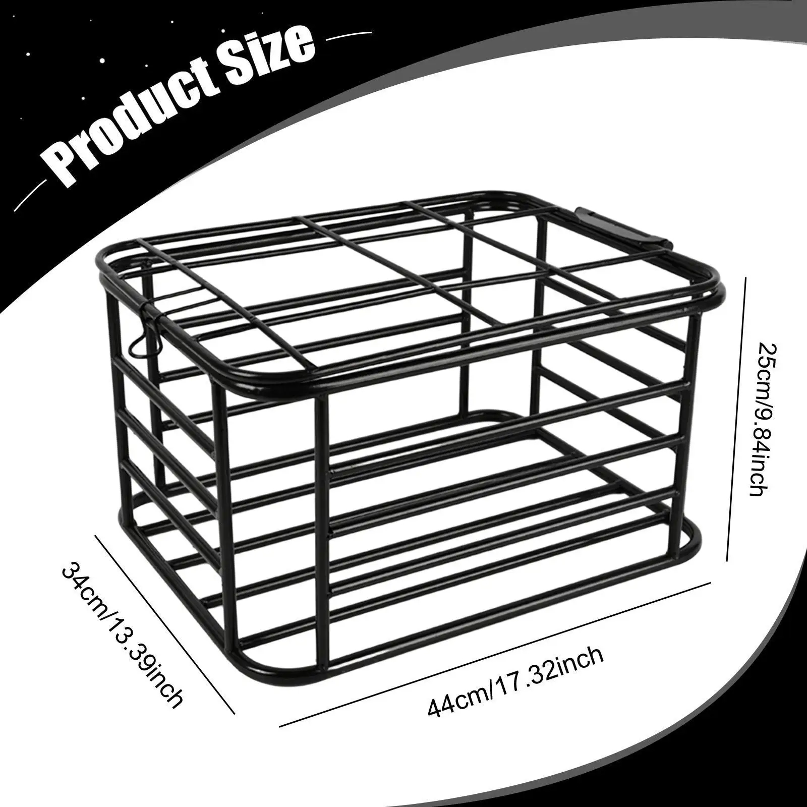 Rear Bike Basket Bicycle Cargo Rack Strong Load Bearing Dog Carrier, Bicycle Storage Basket for Mountain Bikes Dogs Riding Rear Bike Basket Bicycle Cargo Rack Strong Load Bearing Dog Carrier, Bicycle Storage Basket for Mountain Bikes Dogs Riding