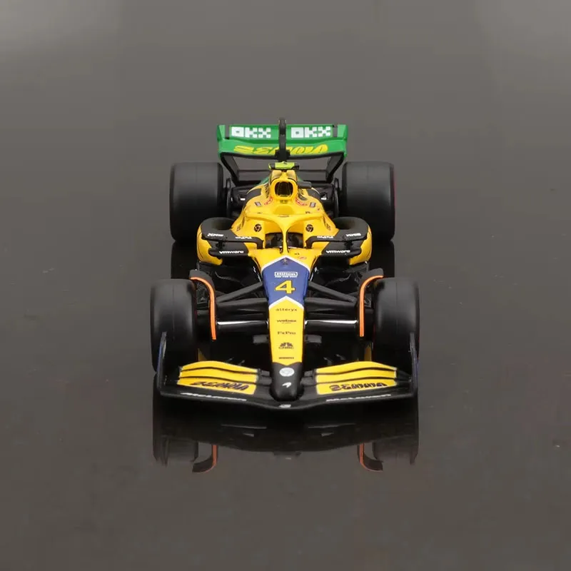 New 2024 Bburago F1 Mclaren Mcl38 Monaco Grand Prix Version Diecast Mclaren Lando Norris #4 #81 Formula Car Model Toy Boy Gift 4