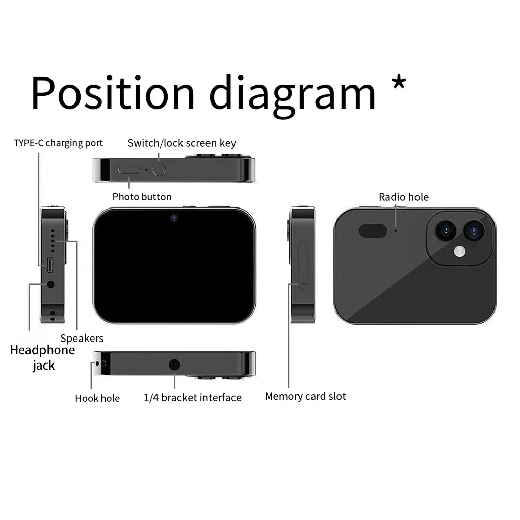 4k Digital Camera 64mp With Touch Screen And Night Vision_voghion.com