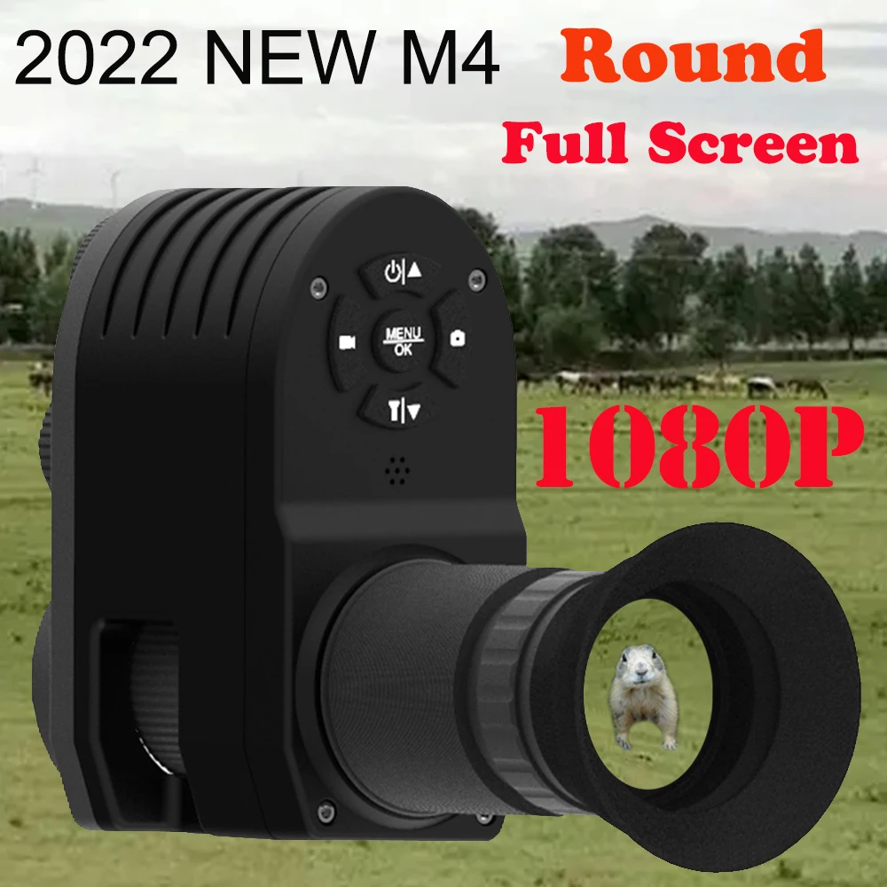 

Round Full Screen 1080P Integrated Design M4 Night Vision Riflescope Hunting Scopes Optics Sight Hunting Camera Hunting
