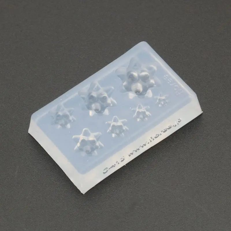 스테레오 Confeito 모양 실리콘 금형 Confeito 모양의 금형 주조 금형 3D Confeito 에폭시 수지 주조 금형 점토 금형 R3MC