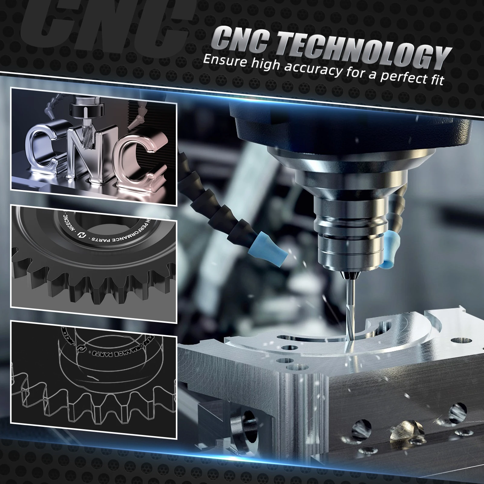 Für KTM EXC 450 F EXCF 500 2017-2023 SXF450 XC-F450 2016-2022 SMR450 XCF-W 450 XCFW 500 Ölpumpe Spannräder für Husqvarna – Detail 2