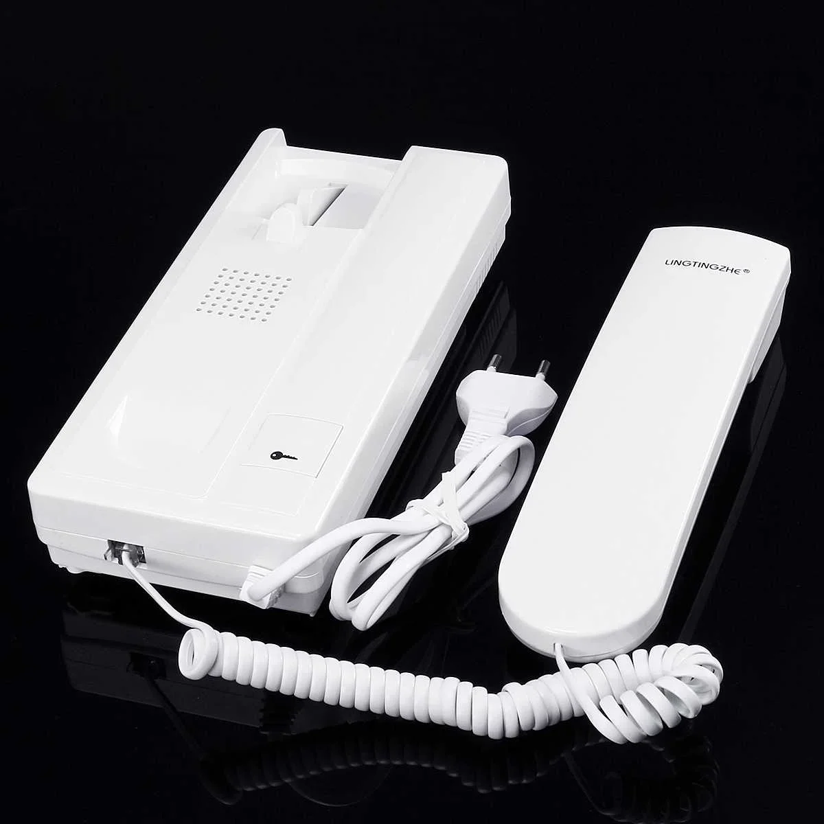 12V Audio Intercom Doorbell Phone Entry System Kit for Flats Houses Apartment Access Control Lock Household Security Supplies wireless intercom doorbell