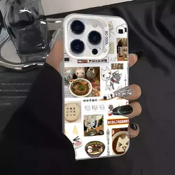 Inoue Toro Cute Cat Phone Case - Protective IMD Color Cover - iPhone 14 Plus (Z1)