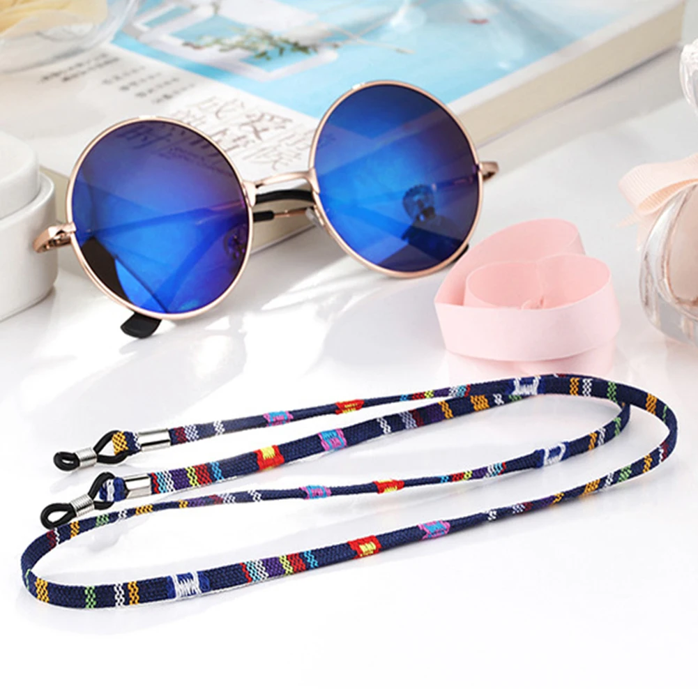 

Sunglasses Cord Strap Adjustable Sport Eyeglass Chain Ethnic Style Cotton Eyewear Lanyard Neck String Strap Eyeglass Holder